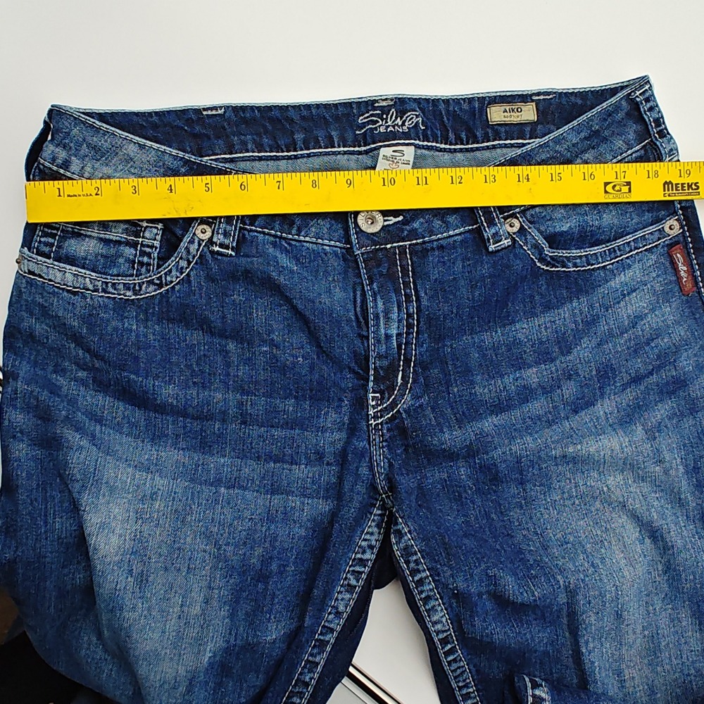 Silver‎ Jeans Aiko Bootcut Womens 18/33 Mid Rise Curvy Fit Medium Wash Denim - Picture 8 of 8